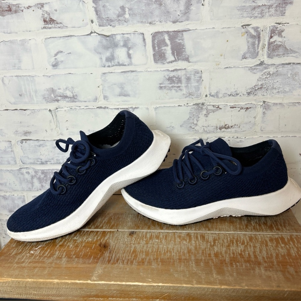 Allbirds Tree Dasher TD2 Women's SZ 7.5 Running Shoes Navy Blue Breathable Knit - Picture 6 of 11